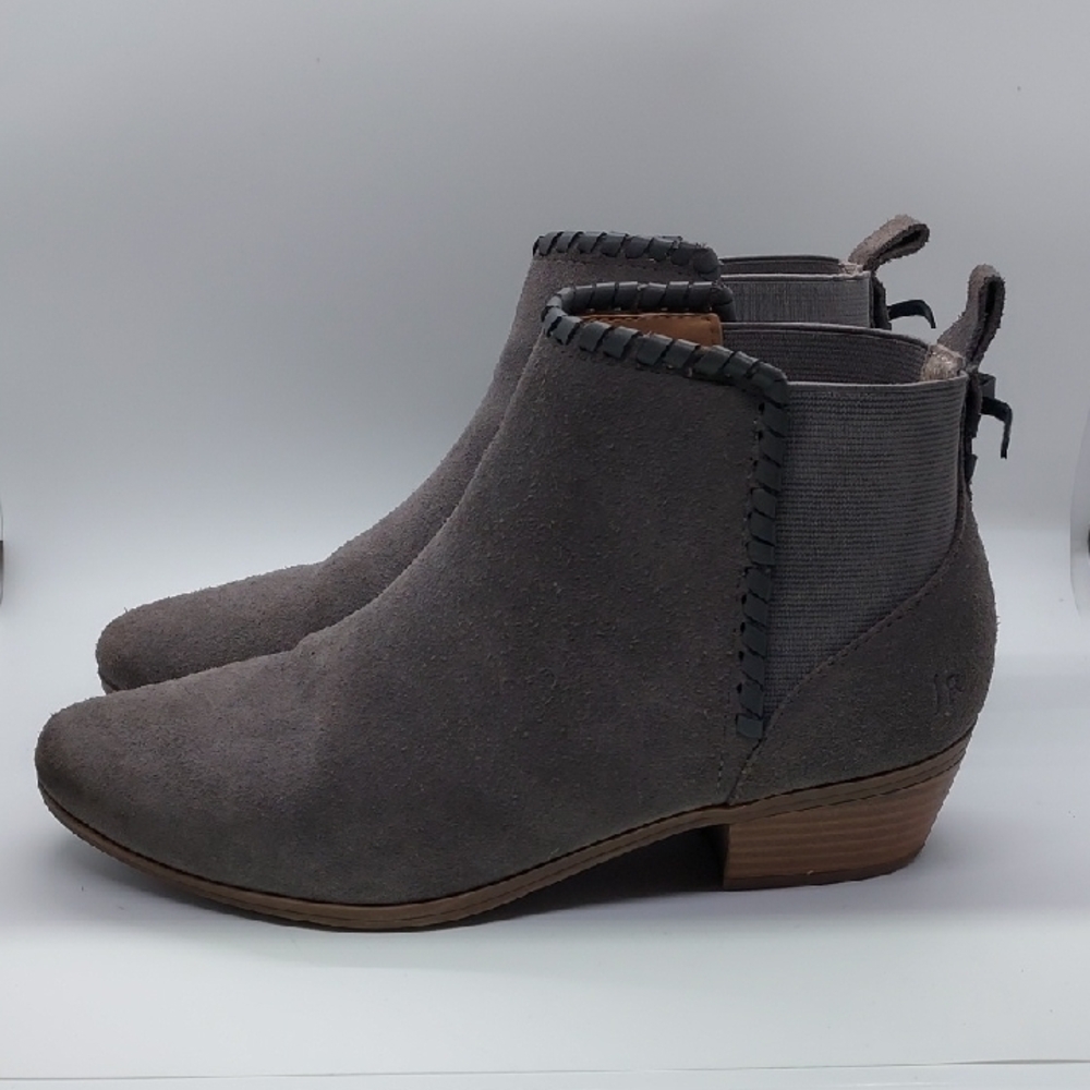 Jack Rogers Tori‎ Suede Ankle Boots Womens US Size 8.5.